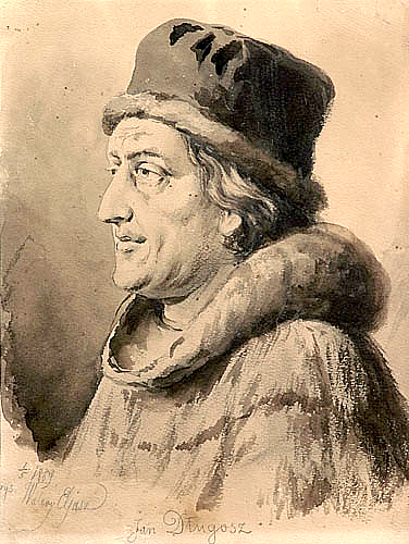 Jan Długosz, 1889, Autor: Walery Eljasz Radzikowski